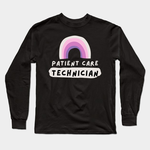 patient care technician Long Sleeve T-Shirt by LeapArts